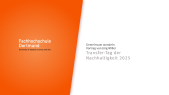 Transfer-Tag der Nachhaltigkeit 2025: Jörg Miller, Gemeinsam wandeln