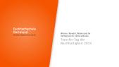 Transfer-Tag der Nachhaltigkeit 2025: Dr. Jessica Nuske, Wissen, Wandel, Widersprüche