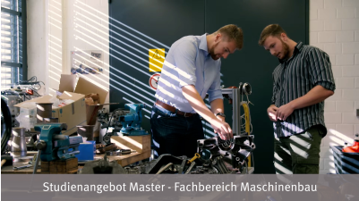 Studienangebot "Master Maschinenbau" an der FH Dortmund